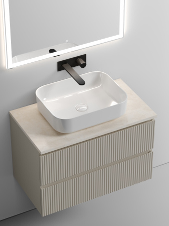 Столешница для ванной комнаты SANCOS  800х460 ,  TT80A2